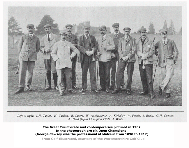 The Great Triumvirate and contemporaries in 1902