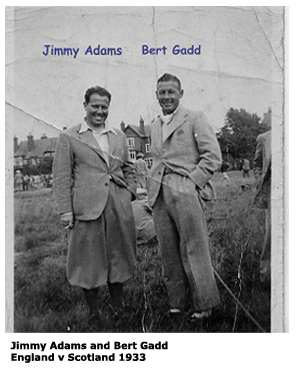 Jimmy Adams and Bert Gadd 1933