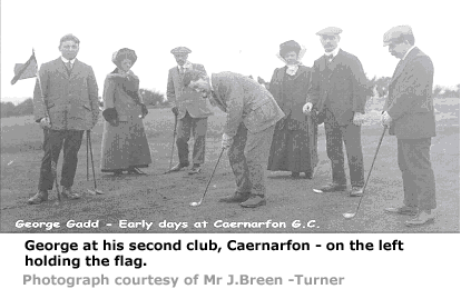 George Gadd at Caernarfon