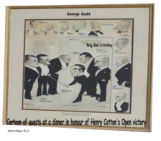 The Guests at a dinner in honour of Henty Cotton's Open Victory